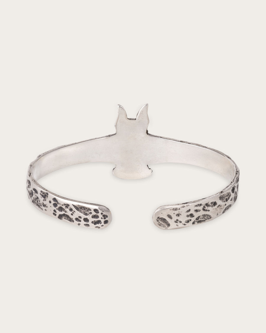 DOG & DAGGER CUFF IN SILVER