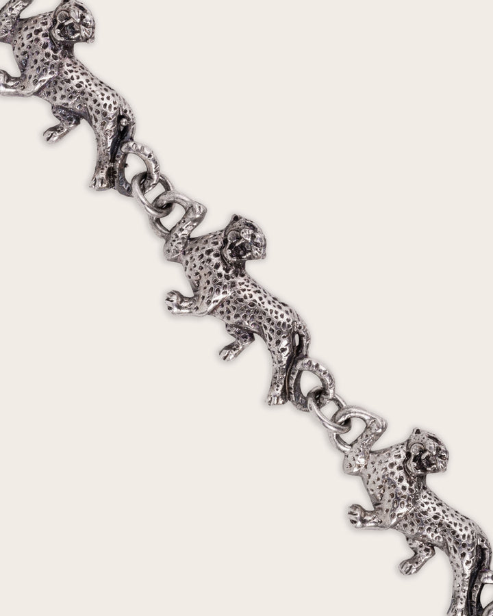 LEOPARD BRACELET IN SILVER