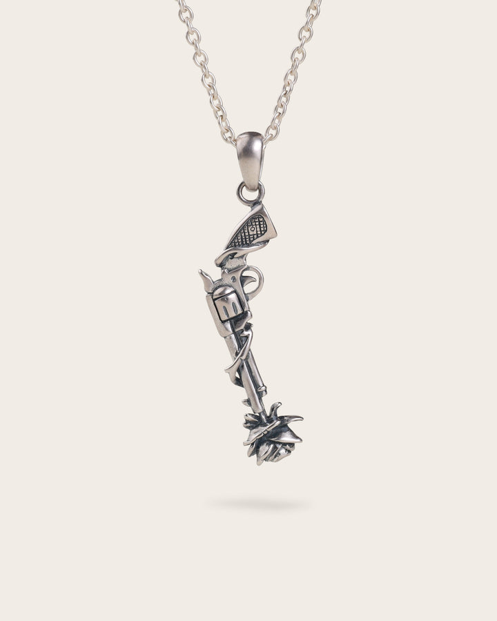 ROSE REVOLVER IN SILVER
