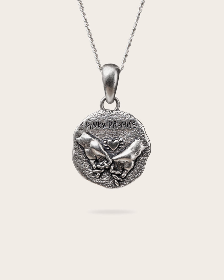 PINKIE PROMISE PENDANT IN SILVER