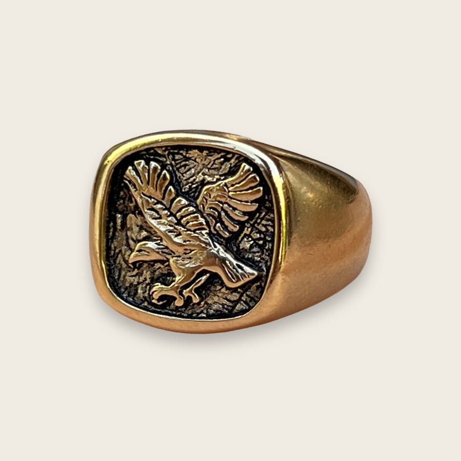 EAGLE RING IN GOLD