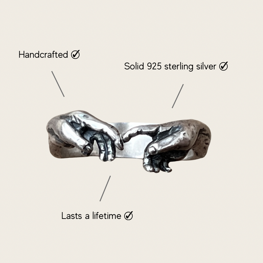 HAND OF GOD RING IN SILVER HAND OF GOD RING IN SILVER