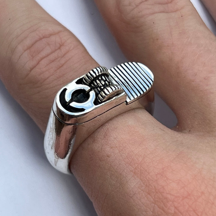 LIGHTER RING IN SILVER