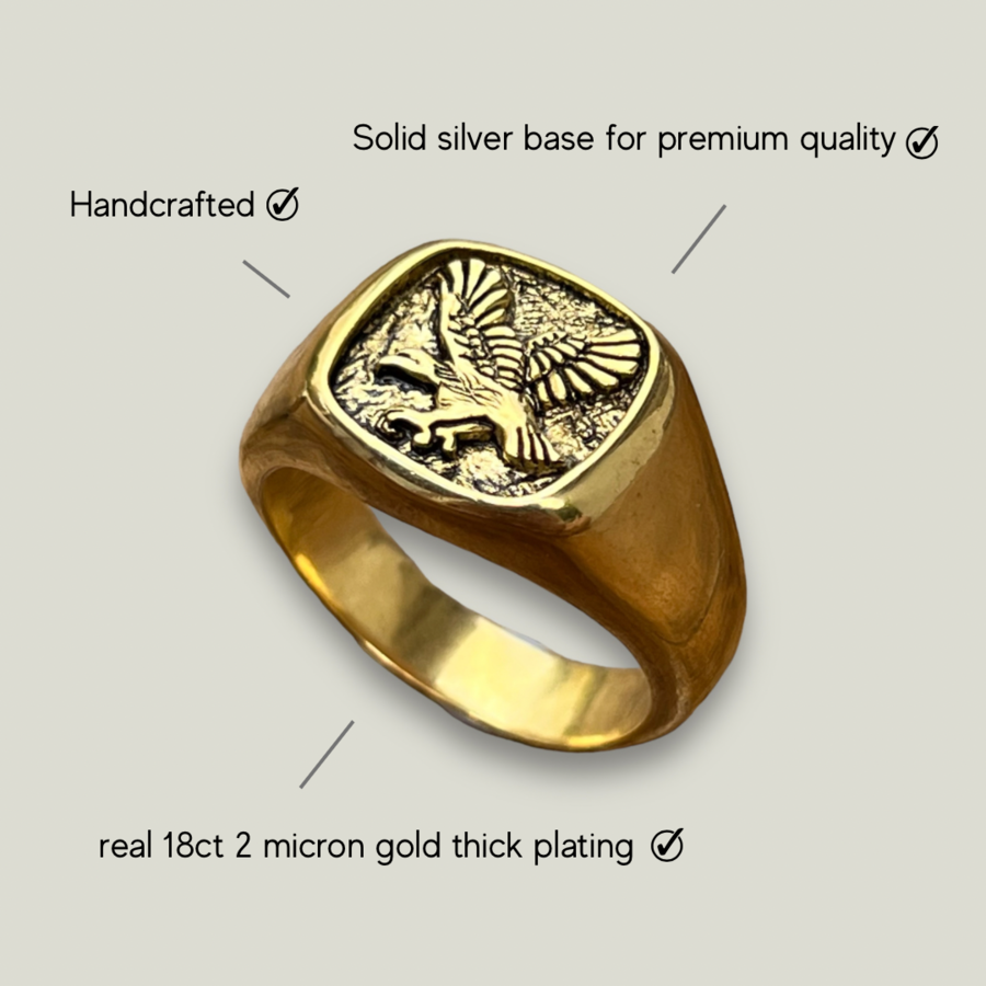 Gold eagle 2025 ring meaning