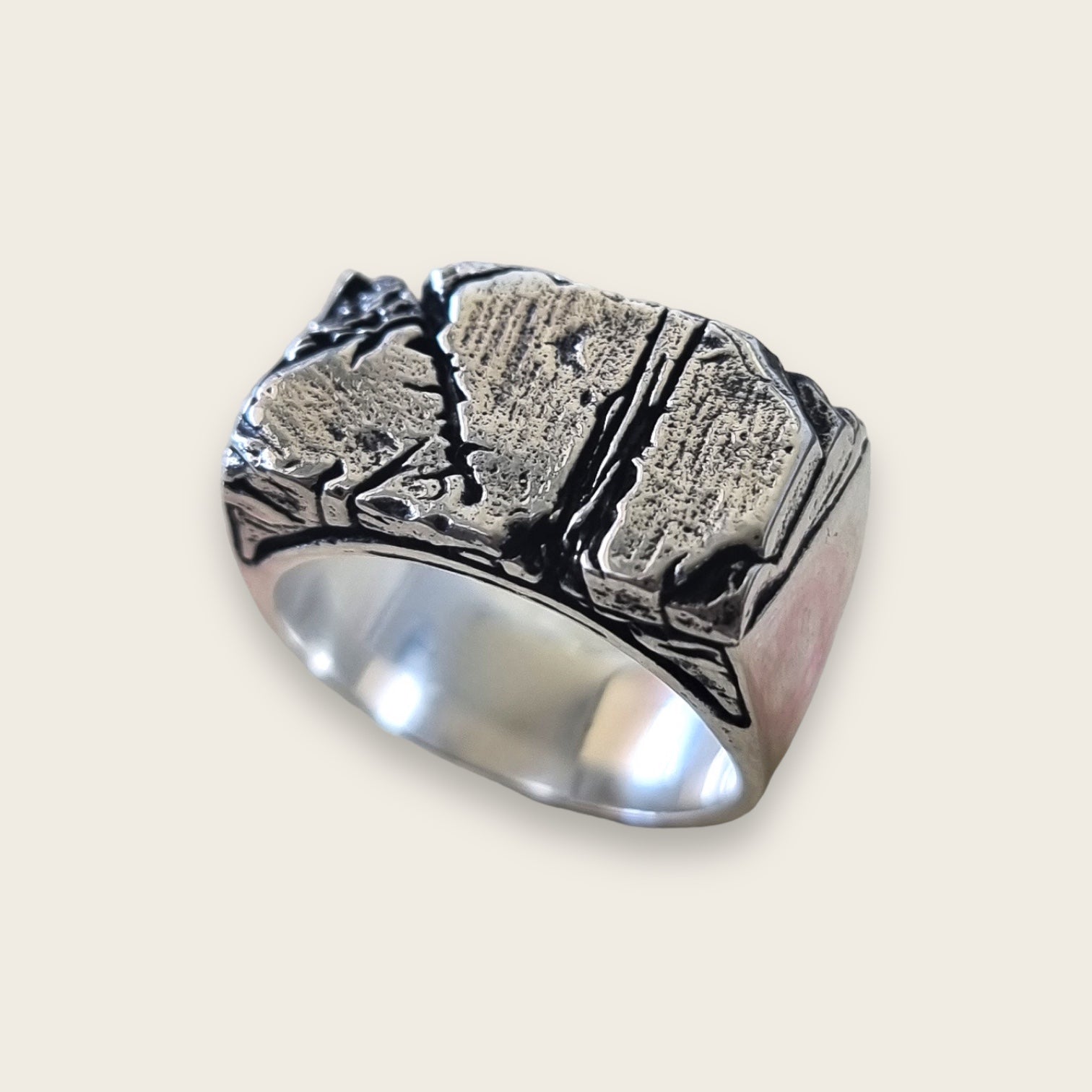 CRACKED RING IN SILVER – Untold-truth-ecom