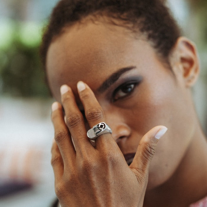 LIGHTER RING IN SILVER